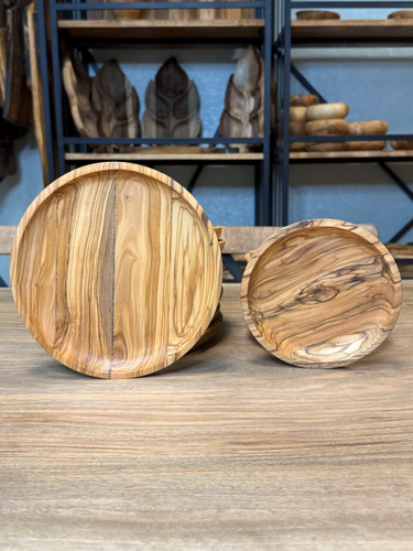 ست پیش دستی و شیرینی خوری چوب زیتون