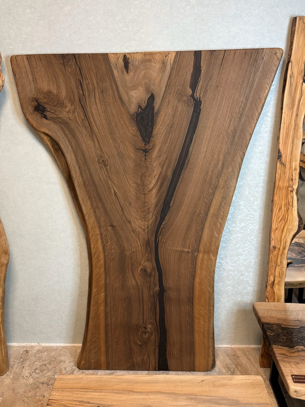 صفحه میز ناهار خوری شش نفره روستیک چوب گردو