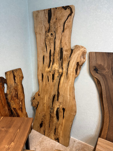 صفحه ناهار خوری هشت نفره روستیک چوب ممرز