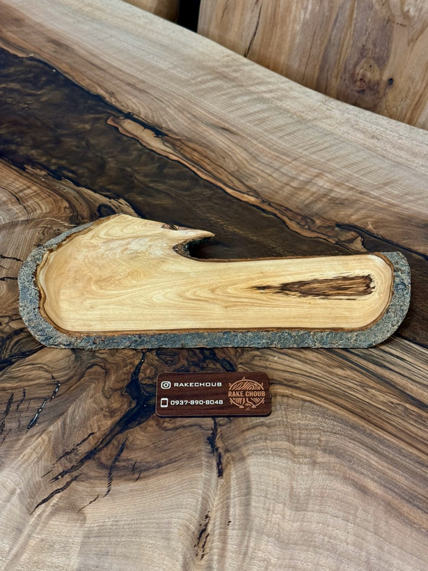 رولت خوری لبه پوستی چوب زیتون کد 4